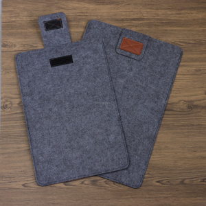 Maletín para Portátil de Fieltro Gris Oscuro Impermeable Personalizado, Portadocumentos de Fieltro, Fundas para Portátil para Oficina y Negocios - Product Image 5
