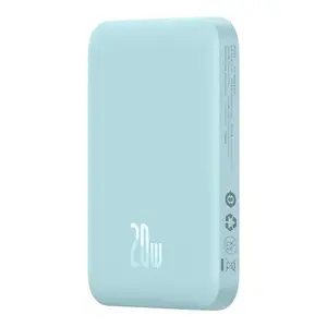 B ASEUS 6000mAh Mini Carregamento Rápido Sem Fio 20W Banco De Potência Magnética