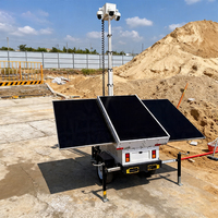 Tourniquets de surveillance solaires mobiles avec réseau 4G pour la sécurité publique