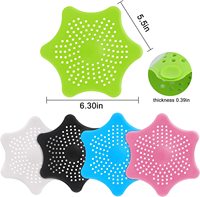 Couvercle de vidange de douche en Silicone pour salle de bain, collecteur de cheveux, offre spéciale