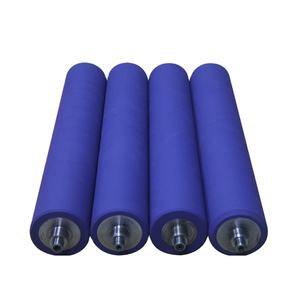 Rodillo de impresión de revestimiento de goma de poliuretano, logotipo personalizado, pu, con eje - Product Image 1