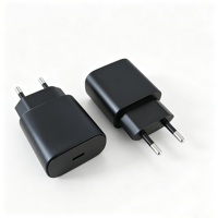 Adaptor Daya Kompetitif PD 25W 5V 3A 9V 2.25A 12V 1.8A Colokan EU untuk Penggunaan Ponsel, Kamera, Speaker, dan Tablet, Pengisi Daya Ponsel