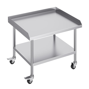 Mesa de Limpieza de Mariscos de Acero Inoxidable 201 304, Fácil de Montar, con Panel de Tres Lados - Product Image 5