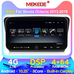MEKEDE 10.25 "<span class=keywords><strong>Android</strong></span> 9.1 8core 2.5D IPS DSP Lecteur DVD de voiture pour <span class=keywords><strong>Skoda</strong></span> <span class=keywords><strong>Octavia</strong></span> A7 III 3 <span class=keywords><strong>2014</strong></span> 2015 2016 Car-play 4G GPS Autoradio - Product Image 6