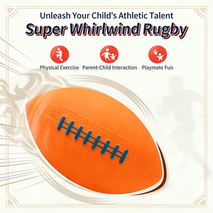 Balones de Rugby de Espuma PU con Logotipo Personalizado, Juguetes Antiestrés Blandos y Aprietables para Niños y Adultos - Product Image 4