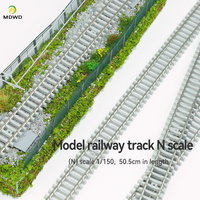 Kit de voies de train miniature HO à l'échelle 1:87 pour table de sable ferroviaire, diorama, accessoires de bricolage