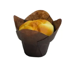 Tulip Cupcake Wrapper, Non-stick Greaseproof Cupcake Liners Wholesaler