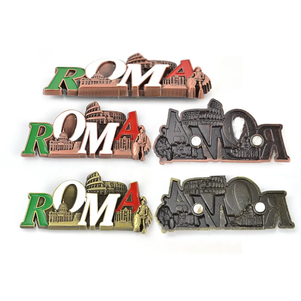 A buon mercato Personalizzato Disegni Turismo Souvenir Magnetico Personalizzato Logo In Metallo Fridge Magnet Per Il Frigorifero