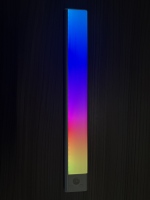 Luz LED RGB Recargable para Armario, con Sensor de Movimiento, Inalámbrica, para Armario, Guardarropa, Luz Nocturna para Dormitorio