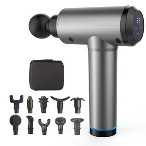 Massaggiatore portatile per muscoli e corpo in tessuto profondo a 30 velocità regolabili a percussione pistola facciale per atleti strumento di terapia della testa - Product Image 4