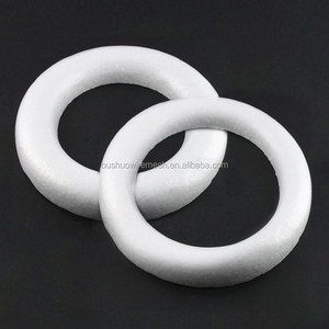2025 nouvelle décoration de noël <span class=keywords><strong>polystyrène</strong></span> <span class=keywords><strong>rond</strong></span> mousse cercle anneau couronne anneau - Product Image 2