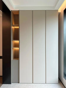 Элитный шкаф-купе из массива дерева на заказ в европейском современном стиле, прочный шкаф для спальни - Product Image 3