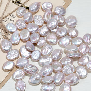 Perlas de Agua Dulce Barrocas Grandes, No Porosas, Resistentes y Ligeras, Blancas, para Joyería Artesanal - Product Image 2