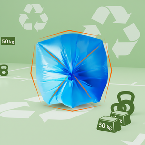 Sacchetti per Rifiuti da Cucina Ecologici, Grandi Sacchi in HDPE con Stampa Personalizzata e Logo Opzionale per Uso Domestico - Product Image 5