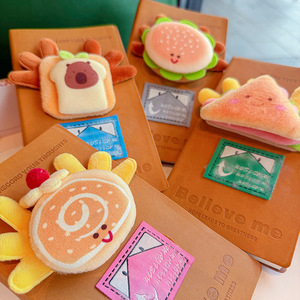 Cuaderno de Hojas Sueltas con Diseño de Hamburguesa Divertida, Creativo y Lindo <span class=keywords><strong>para</strong></span> Estudiantes, Diario con Temática de Comida - Product Image 1