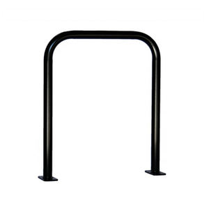 <span class=keywords><strong>Support</strong></span> de <span class=keywords><strong>vélo</strong></span> classique en acier au carbone de haute qualité, à fixation au <span class=keywords><strong>sol</strong></span>, à rail fixe, à anneau unique, en forme de U inversé - Product Image 1