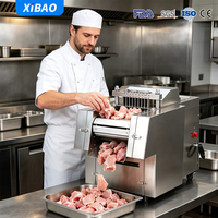 Nouvelle machine à découper la viande multifonctionnelle commerciale, coupe-viande automatique pour chèvre, machine à découper la viande de bœuf, machine à découper la viande de poulet congelée