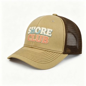 Casquette Trucker Personnalisée en Daim à 5 Panneaux avec Patch 3D en Relief, Faible MOQ, Fabrication OEM, Broderie de Haute Qualité - Product Image 1