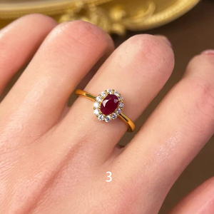 <span class=keywords><strong>Anello</strong></span> con <span class=keywords><strong>Rubino</strong></span> <span class=keywords><strong>Naturale</strong></span> in Argento Sterling 925 per Donne, Pietra Portafortuna di Luglio, Gioiello Raffinato con Gemma Rossa, Regalo di Lusso per Matrimonio e Fidanzamento - Product Image 5