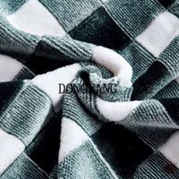 Kain untuk Sofa flanel poliester bulu mewah cetak bunga bulu mainan Kg geometris kain kualitas tinggi
