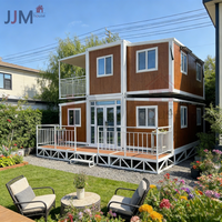 Maison préfabriquée de luxe en acier Granny Flat 20 pieds 40 pieds, pliable, extensible, conteneur, bureau, bâtiment isolé, étanche