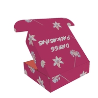 Boîte postale recyclable personnalisée de marque, en carton mat de 2 mm d'épaisseur, pour chaussettes et vêtements en fourrure, impression personnalisée, cadeau