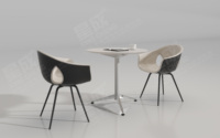 Table basse personnalisée en MDF de style minimaliste avec revêtement en poudre sur le dessus rond pour les bureaux pour le thé et le café