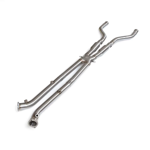 Tuyau intermédiaire ALOSI pour BMW M3 E90 E92 E93 4.0L 2007-2013 en acier inoxydable 304 avec <span class=keywords><strong>tube</strong></span> résonateur et X-pipe – Vente en gros - Product Image 2