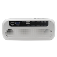 Projecteur vidéo LED E501S Home Cinéma 1080P Cinéma 3D Multi-écran LCD Portable 250 Lumens Système d'écran miroir Prise en charge du Wi-Fi