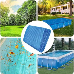 Cubierta para Piscina de Plástico de Burbujas PE |   Aislamiento Térmico Antipolvo, Cortable, con Protección UV para Piscinas Exteriores |   Uso en Verano - Product Image 3