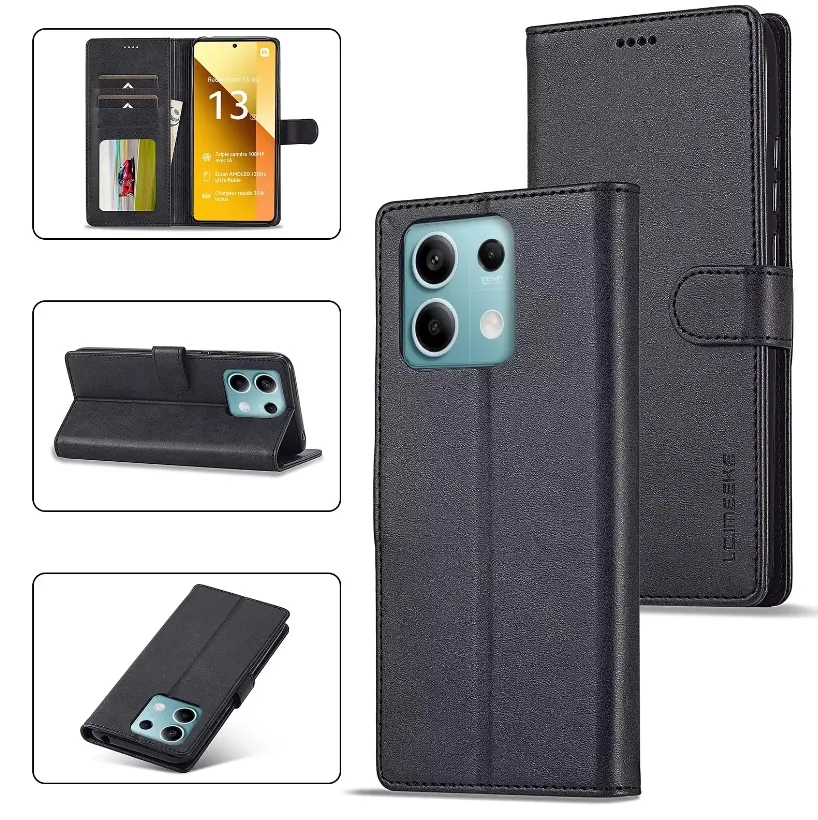 Étui de téléphone en cuir PU pour iPhone samsung xiaomi oppo Wallet Flip Case Accessoires de téléphone portable pour iPhone 15promax