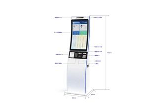 27 inch tự phục vụ kiosk tiền mặt recycler màn hình cảm ứng thông tin kiosk với máy thanh toán tiền mặt - Product Image 5