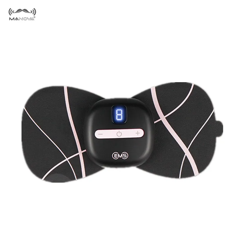 Wireless Portable EMS massager Electric Pulse body Massager, neck and shoulder and back massager with CE/ROHS/KC