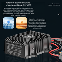 Kewig Convertisseur de Tension Moto 48V-120V 400W 32A Régulateur Abaisseur 12VDC Étanche DC Convertisseur Régulateur de Puissance
