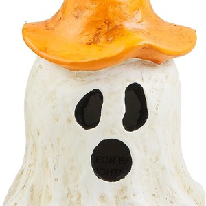 Halloween Ghost Pumpkin <b>Lanterns</b> Resin Decor <b>Indoor</b> Glow <b>Light</b> Up Decoration - Product Image 2