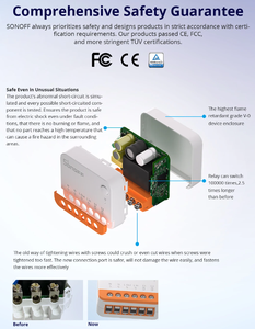 Mini R4 Wifi mô-đun chuyển đổi thông minh Wi-Fi 2 cách tiếp sức hẹn giờ ESP32 nhà thông minh không dây điều khiển bằng giọng nói Alexa Google nhà Alice - Product Image 5