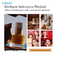 Écran d'affichage numérique portable VISLAT pour intérieur et extérieur, affichage LED pour les magasins de détail, les centres commerciaux, la publicité