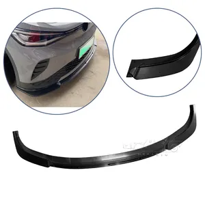 Novo Produto Atacado Acessórios Do Carro ABS Front Bumper Lip Parts Splitter Spoiler Para Volkswagen ID.4 ID4 2020 2021 2022 2023