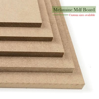 Panneau MDF personnalisable de 18 mm, panneau en fibre de bois plaqué mélamine pour armoires de cuisine, panneau mural en bois et planche à dessin pour artistes