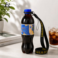 Cordons de cou en polyester personnalisés par sublimation de haute qualité, porte-bouteille, sangle multi-usage pour gobelets, promotionnels