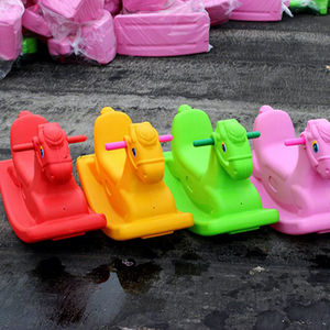 Cheval à bascule d'intérieur pour enfants, pour <span class=keywords><strong>parc</strong></span>, taille préscolaire, bon marché pour bébés, à vendre - Product Image 4