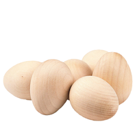 Œuf en bois poli sûr pour enfants, décoration colorée d'art populaire pour la Journée de la Terre, utilisation sur table NOORBABA INTERNATIONAL NOORBABA7666