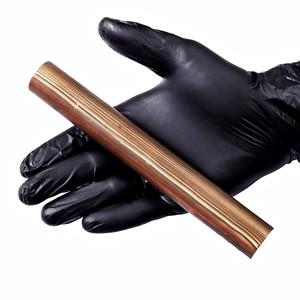 Gemelos Formales de 3 Capas con Diseño de Rayas de Madera, Unisex, para Bodas y Fiestas, Regalo - Product Image 4