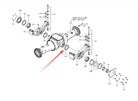 3960060450 Hitachi Genuine Parts Loader Retaining Ring for Hitachi ZW310-6/ZW310-5A/ZW330-6 Loader