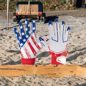 Custom Design Quick Dry Logo Baseball Batting Gloves Spandex/Polyester Training for Children - Product Image 2