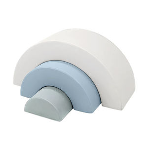 Populaire <span class=keywords><strong>3</strong></span> couleurs arc-en-ciel Design canapé aire de jeux enfants équipement de terrain de jeu intérieur aire de jeu douce enfant en bas âge - Product Image 2