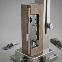 Corps de serrure à mortaise étroite pour le marché marocain, boîtier de sécurité pour porte en aluminium avec prix de gros usine