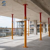Support de coffrage réglable robuste en acier Q235 peint pour dalles de béton, échafaudage de construction métallique