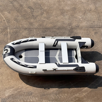 Vente en gros de bateaux pneumatiques certifiés CE 330, bateaux pneumatiques en caoutchouc avec tapis antidérapant en EVA