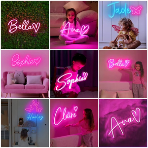 Customizable LED Neon Signs Dimmable USB Powered <b>Wall</b>/Home/Party/Car Decor <b>Lighting</b> Personalized Text Art Advertising Companies - Product Image 6